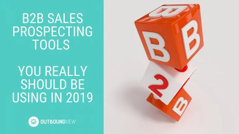 B2B sales prospecting tools 2019